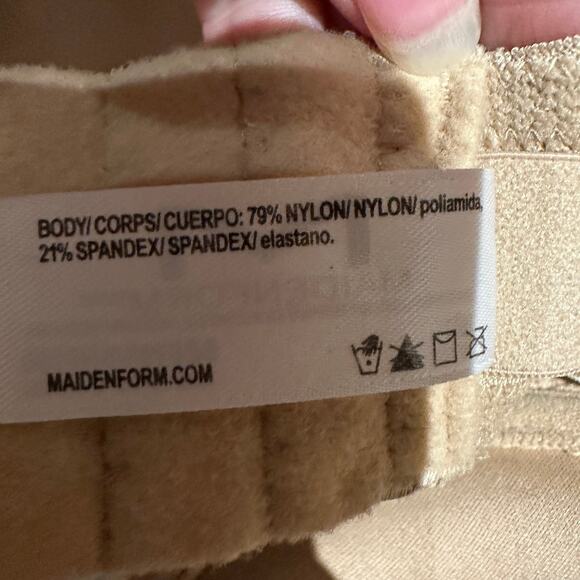 Maidenform Size 36D Nude Strapless Bra Foundation Piece Event Wardrobe Staple - Picture 4 of 5